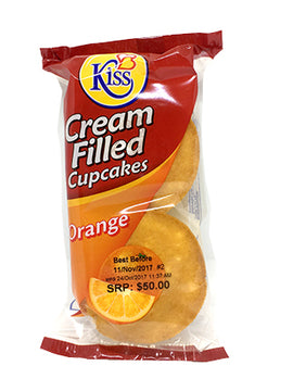 Kiss Cream Filled Cupcakes Orange 3x60g