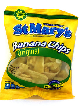 St Mary's Banana Chips 3x30g