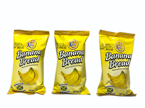 Kiss Banana Bread 3x72g