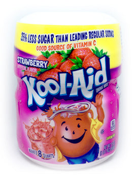 Kool Aid Soft Drink Mix Strawberry 538g