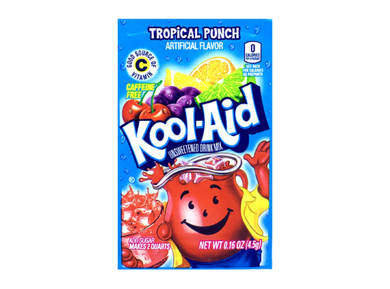 Kool Aid Soft Drink Tropical Punch 48x6.5g