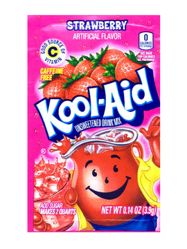 Kool Aid Soft Drink Mix Strawberry 48x6.5g