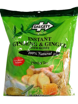 Dalgety Instant Ginseng and Ginger Pouch 30 Tea Bags